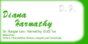 diana harmathy business card